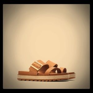 Sorel Leather Slides